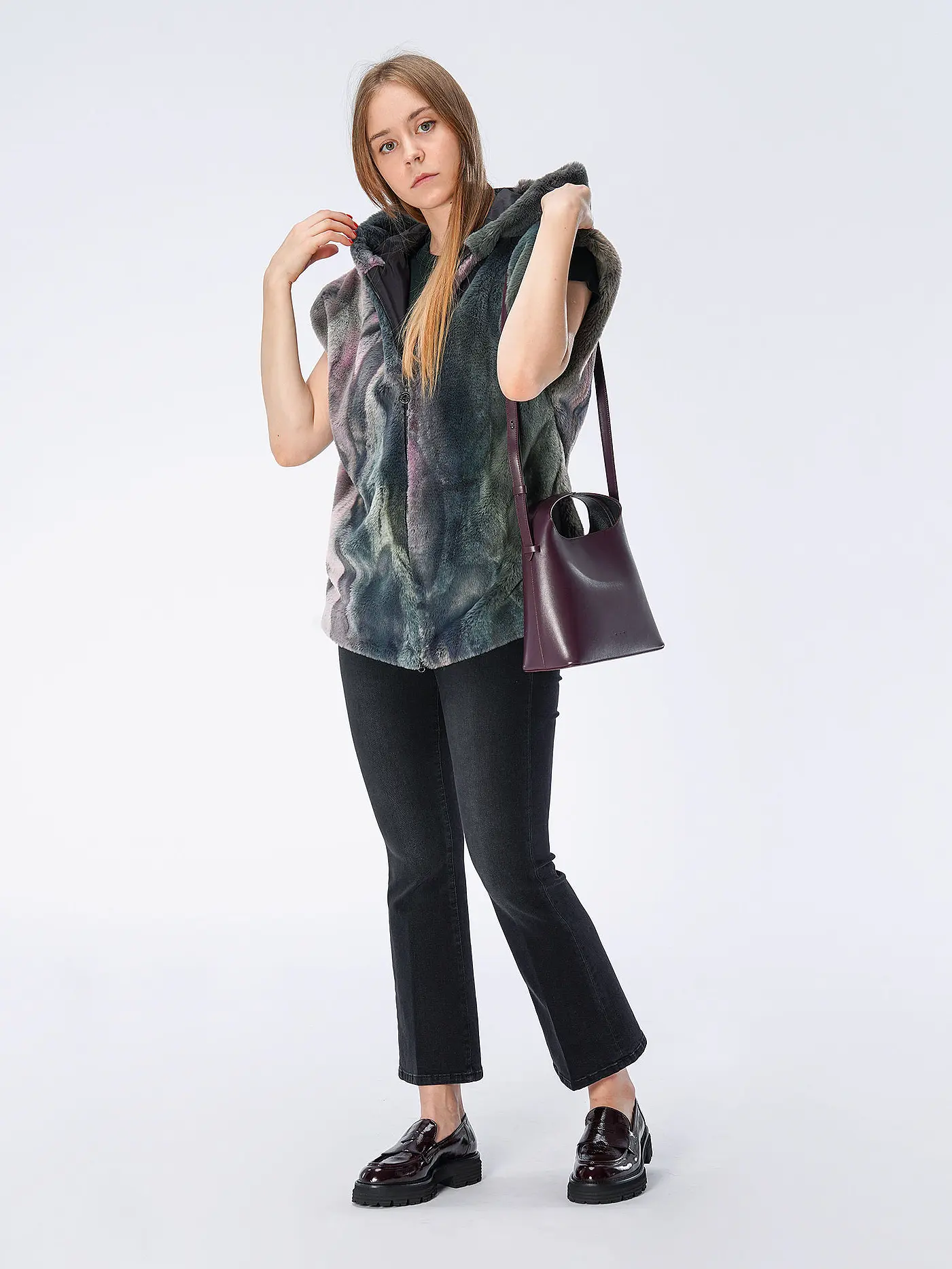 LIU JO | Jeans Flared Fit 7/8 AUTHENTIC FLY | schwarz